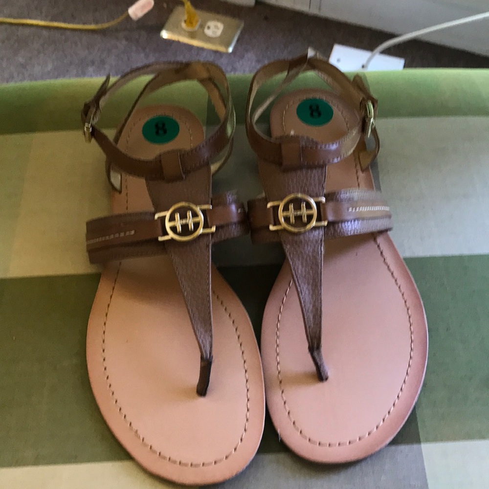 Tommy Hilfiger sandals. Never worn. Perfect cond.